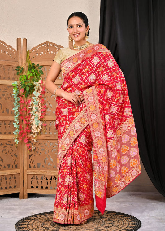 Khaddi Georgette Banarasi Saree