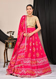 Pure Gajji Silk Lehenga